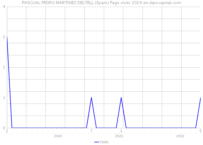 PASCUAL PEDRO MARTINEZ DELTELL (Spain) Page visits 2024 