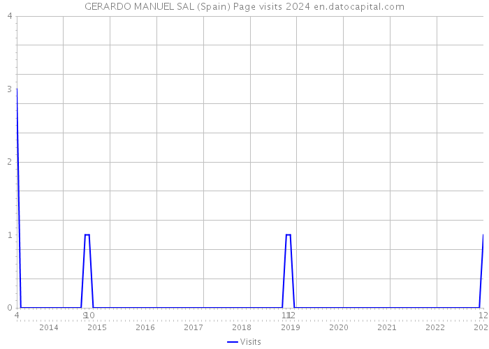 GERARDO MANUEL SAL (Spain) Page visits 2024 