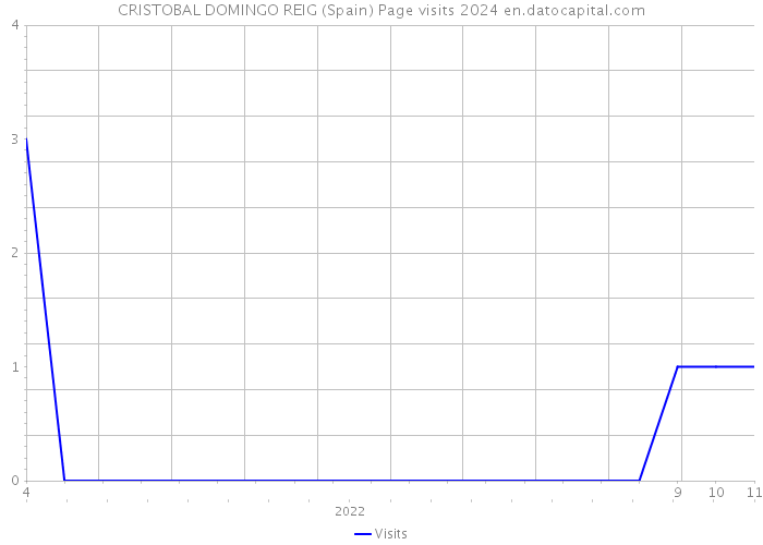 CRISTOBAL DOMINGO REIG (Spain) Page visits 2024 