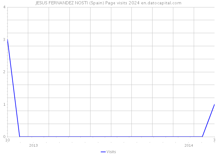 JESUS FERNANDEZ NOSTI (Spain) Page visits 2024 