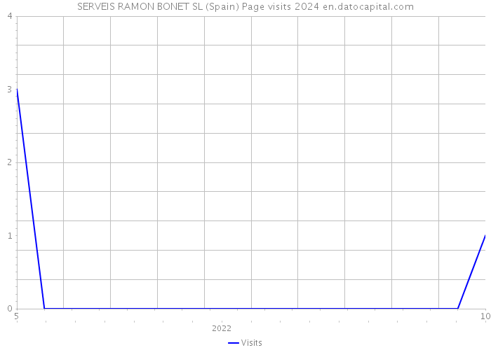 SERVEIS RAMON BONET SL (Spain) Page visits 2024 