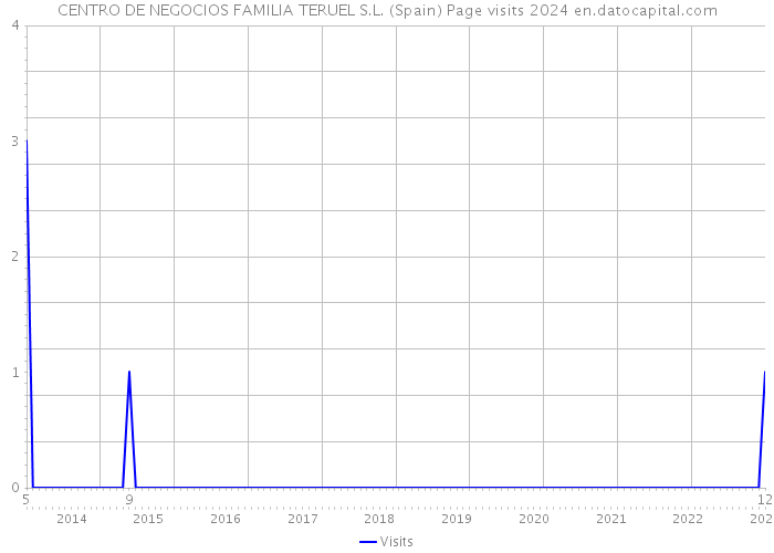 CENTRO DE NEGOCIOS FAMILIA TERUEL S.L. (Spain) Page visits 2024 