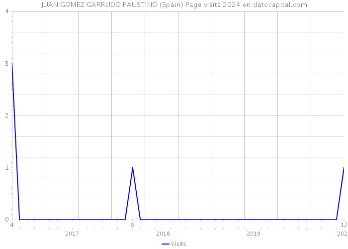 JUAN GOMEZ GARRUDO FAUSTINO (Spain) Page visits 2024 