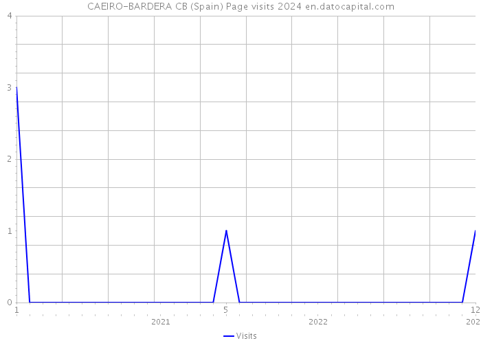 CAEIRO-BARDERA CB (Spain) Page visits 2024 
