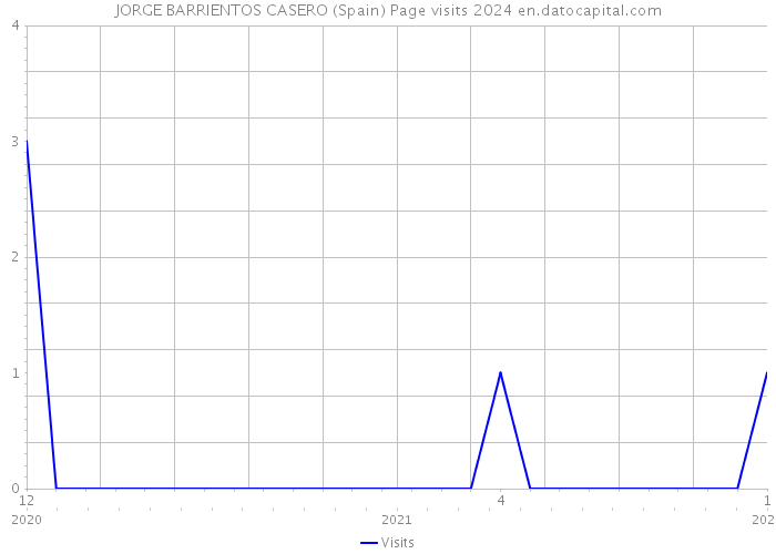 JORGE BARRIENTOS CASERO (Spain) Page visits 2024 