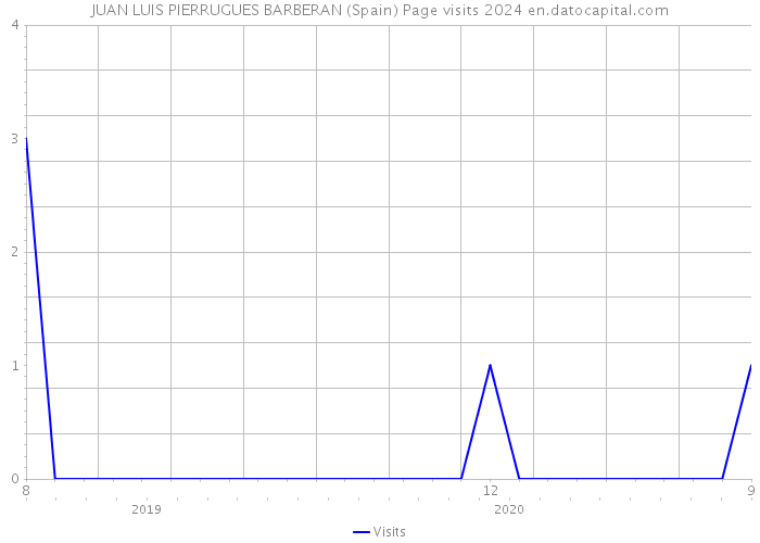 JUAN LUIS PIERRUGUES BARBERAN (Spain) Page visits 2024 