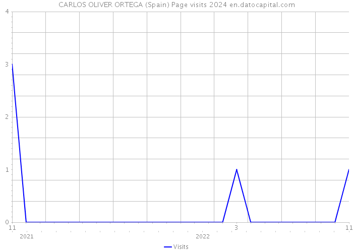 CARLOS OLIVER ORTEGA (Spain) Page visits 2024 