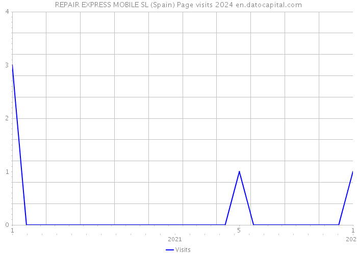 REPAIR EXPRESS MOBILE SL (Spain) Page visits 2024 