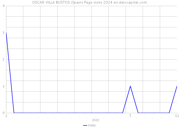 OSCAR VILLA BUSTOS (Spain) Page visits 2024 