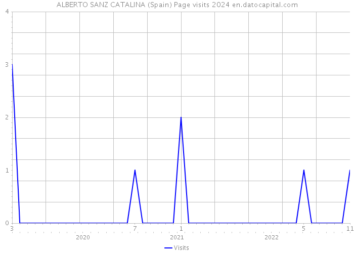 ALBERTO SANZ CATALINA (Spain) Page visits 2024 