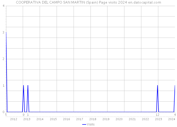 COOPERATIVA DEL CAMPO SAN MARTIN (Spain) Page visits 2024 