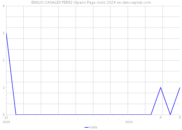 EMILIO CANALES PEREZ (Spain) Page visits 2024 