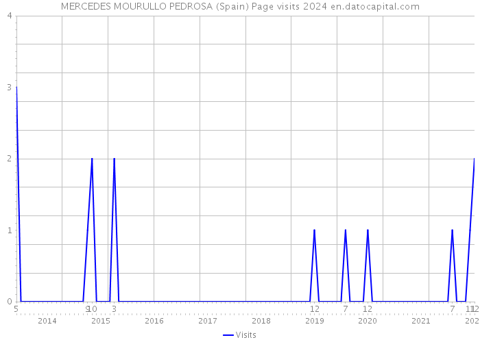 MERCEDES MOURULLO PEDROSA (Spain) Page visits 2024 
