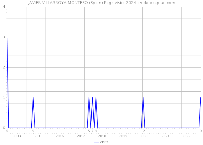 JAVIER VILLARROYA MONTESO (Spain) Page visits 2024 