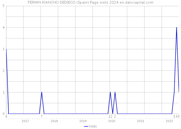 FERMIN RIANCHO DEDIEGO (Spain) Page visits 2024 