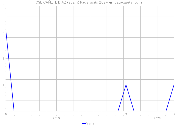 JOSE CAÑETE DIAZ (Spain) Page visits 2024 