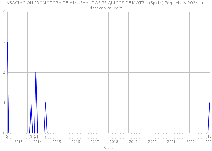ASOCIACION PROMOTORA DE MINUSVALIDOS PSIQUICOS DE MOTRIL (Spain) Page visits 2024 