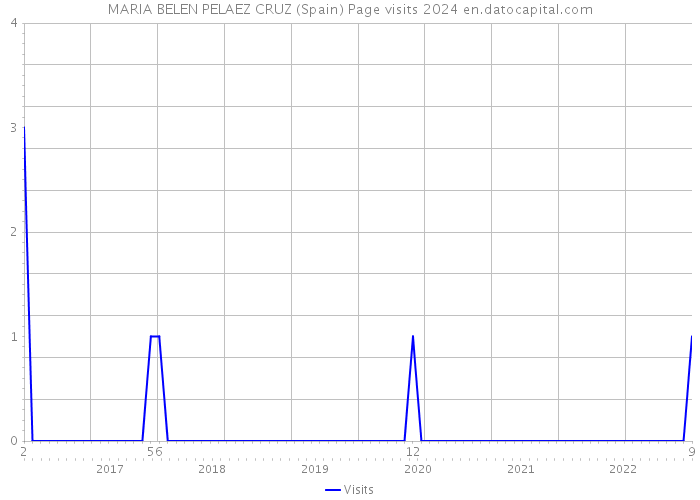 MARIA BELEN PELAEZ CRUZ (Spain) Page visits 2024 