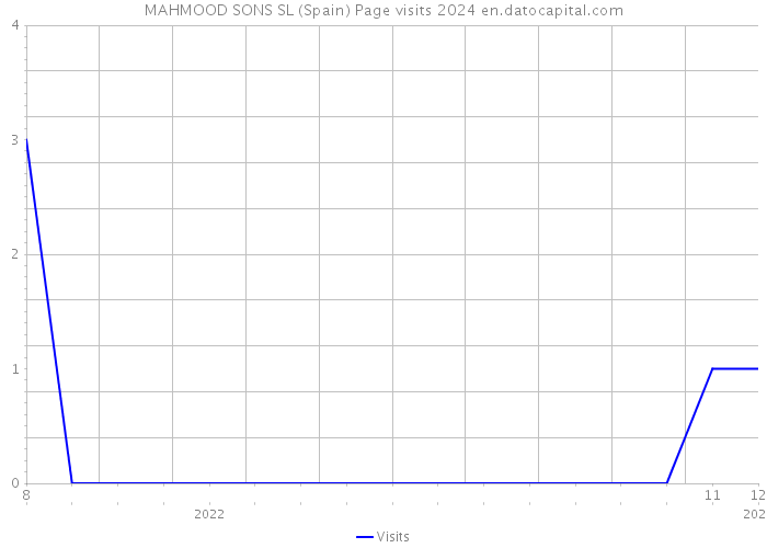 MAHMOOD SONS SL (Spain) Page visits 2024 
