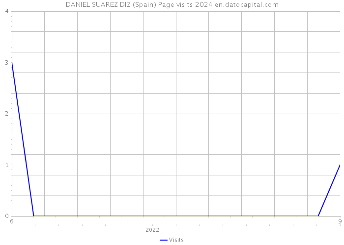 DANIEL SUAREZ DIZ (Spain) Page visits 2024 