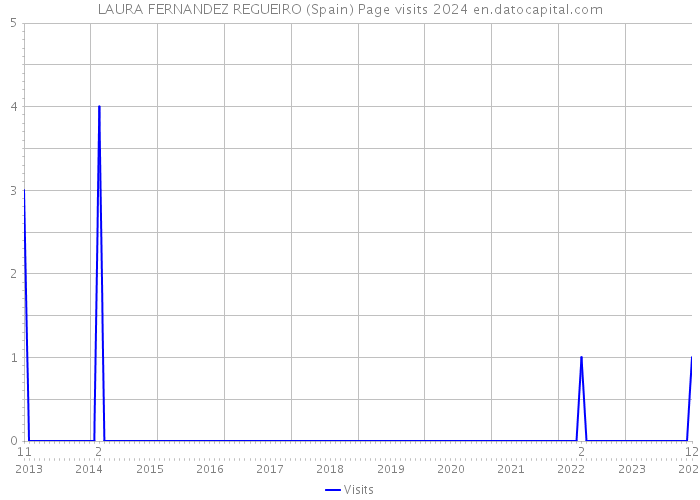 LAURA FERNANDEZ REGUEIRO (Spain) Page visits 2024 