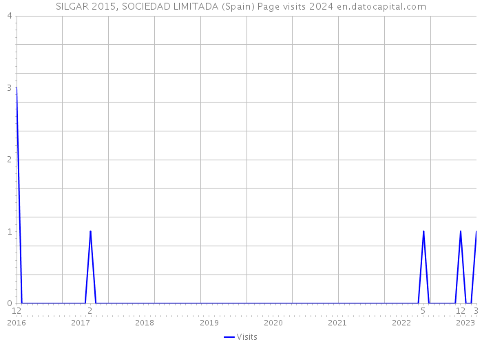 SILGAR 2015, SOCIEDAD LIMITADA (Spain) Page visits 2024 