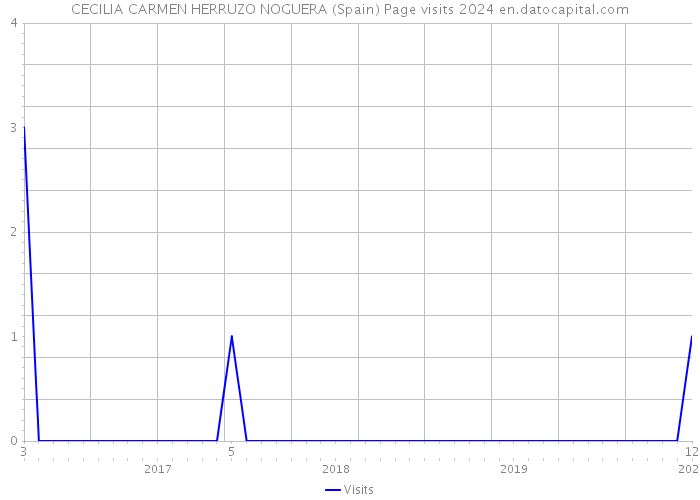 CECILIA CARMEN HERRUZO NOGUERA (Spain) Page visits 2024 