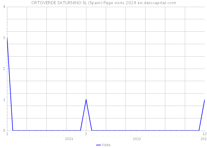ORTOVERDE SATURNINO SL (Spain) Page visits 2024 