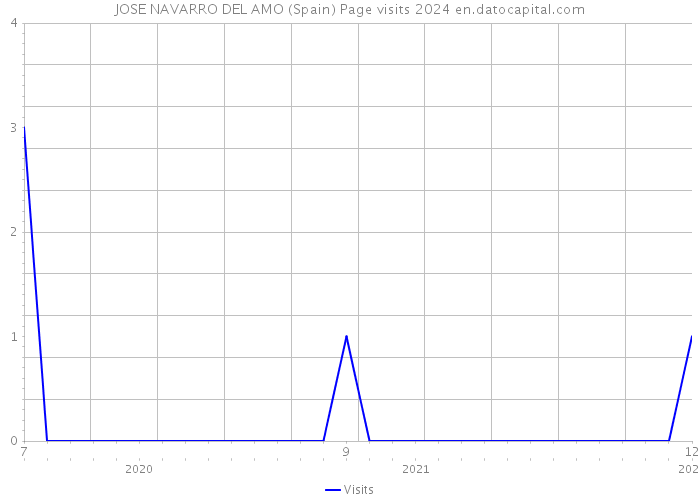 JOSE NAVARRO DEL AMO (Spain) Page visits 2024 