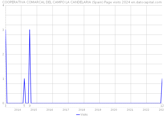 COOPERATIVA COMARCAL DEL CAMPO LA CANDELARIA (Spain) Page visits 2024 