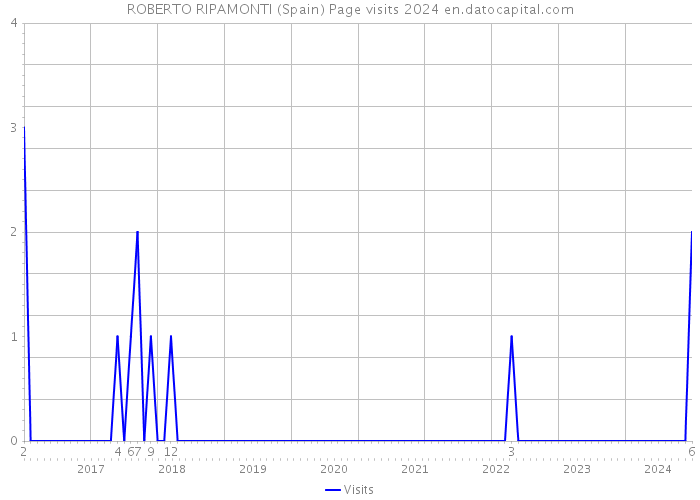 ROBERTO RIPAMONTI (Spain) Page visits 2024 