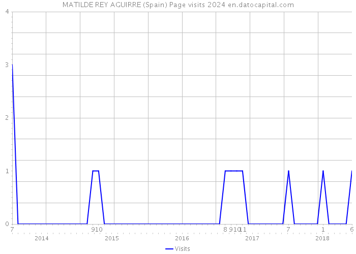 MATILDE REY AGUIRRE (Spain) Page visits 2024 