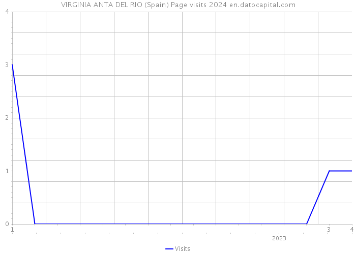 VIRGINIA ANTA DEL RIO (Spain) Page visits 2024 