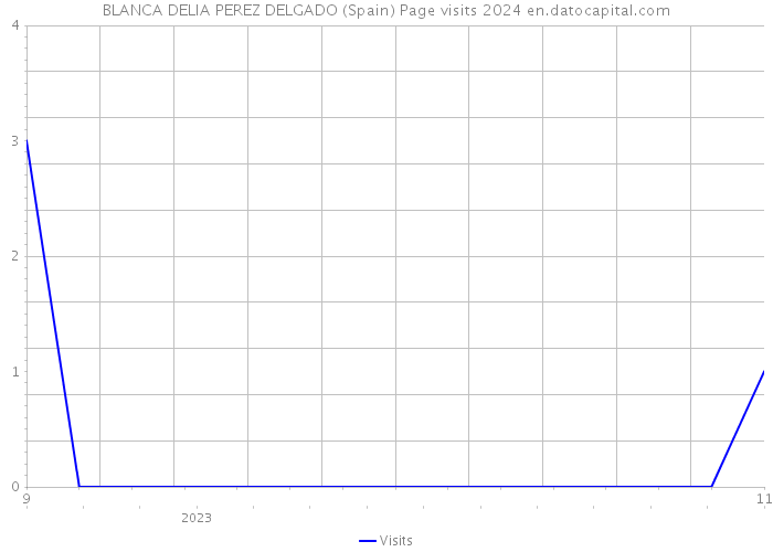 BLANCA DELIA PEREZ DELGADO (Spain) Page visits 2024 