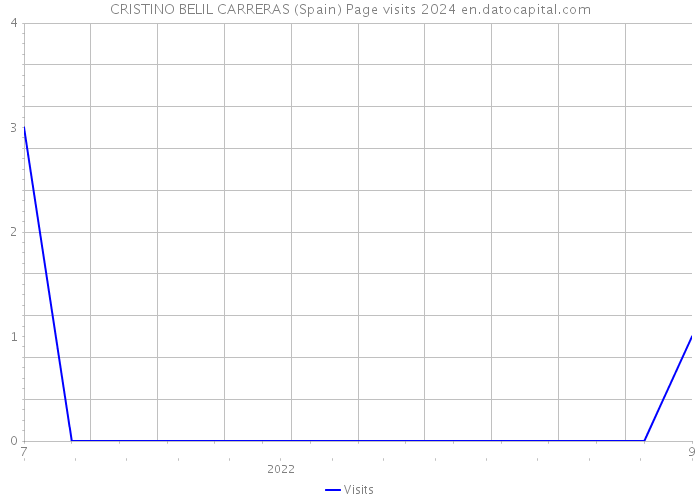 CRISTINO BELIL CARRERAS (Spain) Page visits 2024 