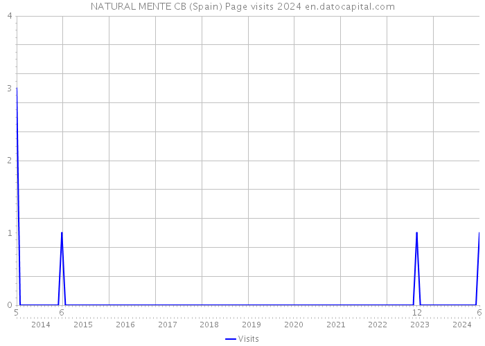 NATURAL MENTE CB (Spain) Page visits 2024 