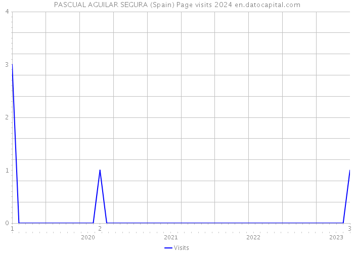 PASCUAL AGUILAR SEGURA (Spain) Page visits 2024 