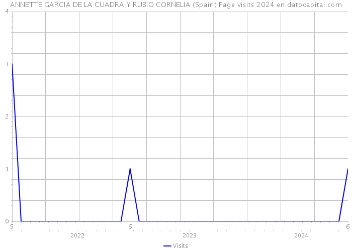 ANNETTE GARCIA DE LA CUADRA Y RUBIO CORNELIA (Spain) Page visits 2024 