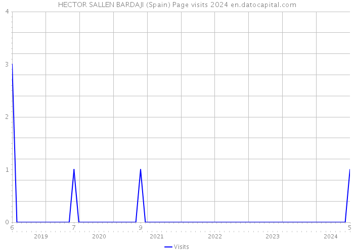 HECTOR SALLEN BARDAJI (Spain) Page visits 2024 