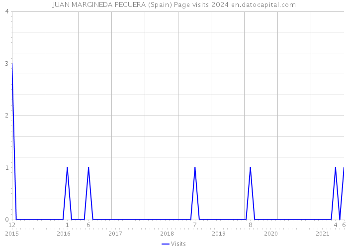 JUAN MARGINEDA PEGUERA (Spain) Page visits 2024 