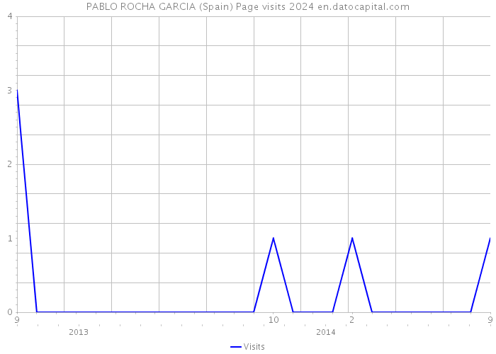 PABLO ROCHA GARCIA (Spain) Page visits 2024 