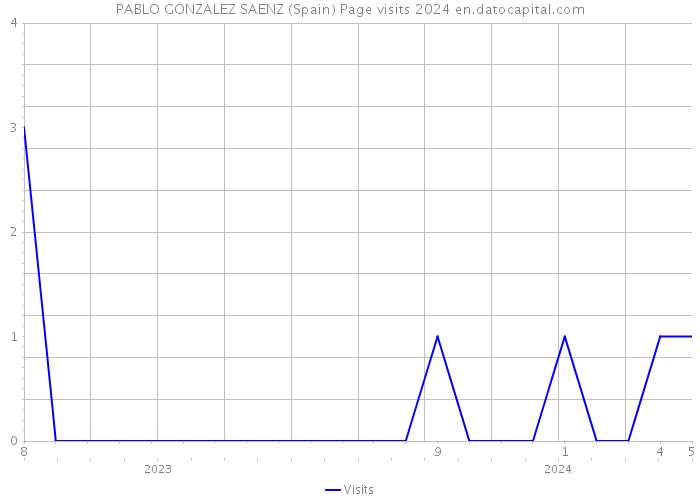 PABLO GONZALEZ SAENZ (Spain) Page visits 2024 
