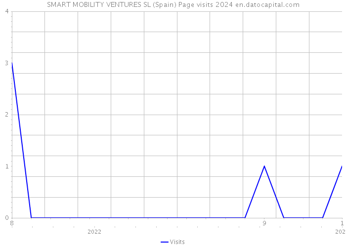 SMART MOBILITY VENTURES SL (Spain) Page visits 2024 