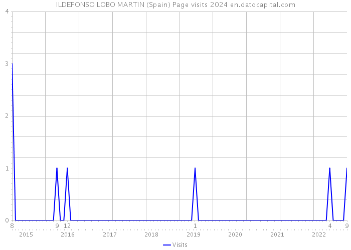 ILDEFONSO LOBO MARTIN (Spain) Page visits 2024 