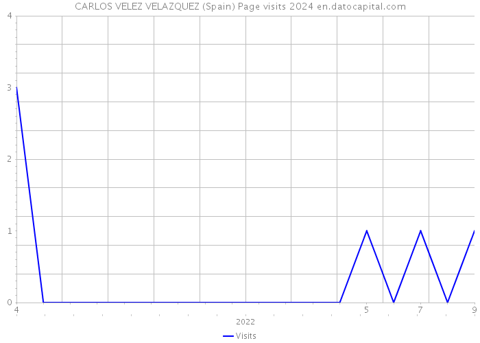 CARLOS VELEZ VELAZQUEZ (Spain) Page visits 2024 