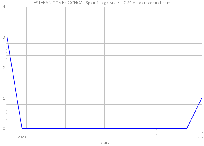 ESTEBAN GOMEZ OCHOA (Spain) Page visits 2024 