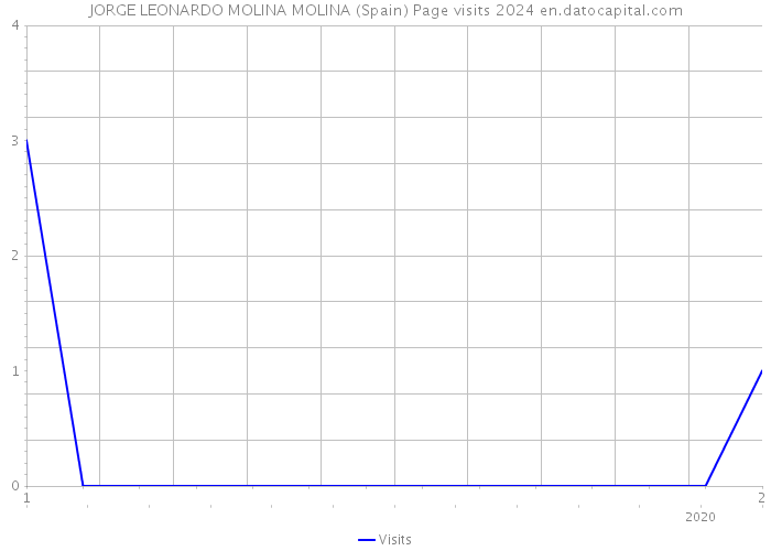 JORGE LEONARDO MOLINA MOLINA (Spain) Page visits 2024 
