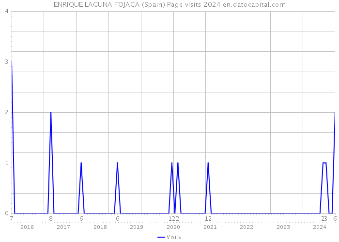 ENRIQUE LAGUNA FOJACA (Spain) Page visits 2024 