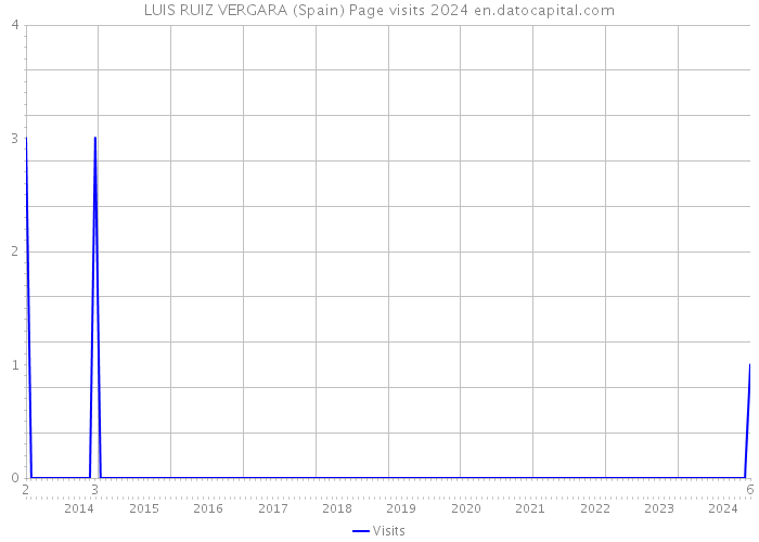LUIS RUIZ VERGARA (Spain) Page visits 2024 