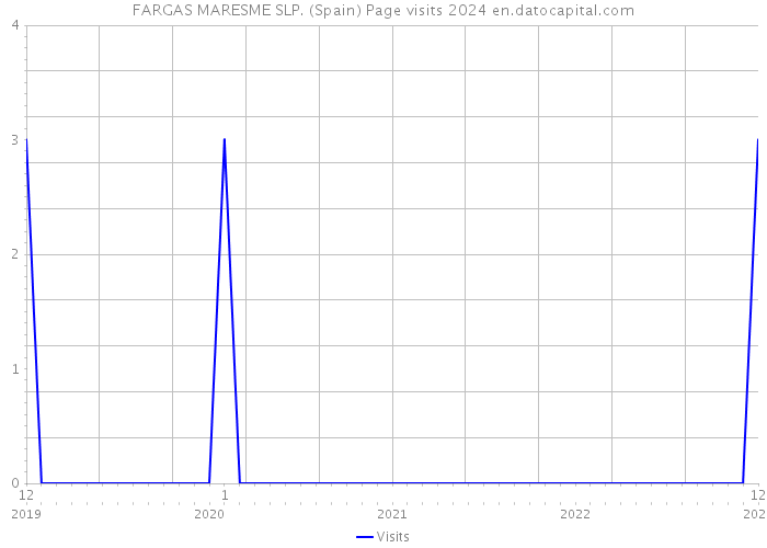 FARGAS MARESME SLP. (Spain) Page visits 2024 